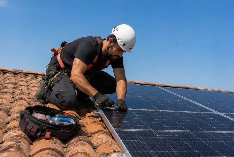 Maintenance et monitoring de panneaux solaires à Saint-Pons-de-Thomières
